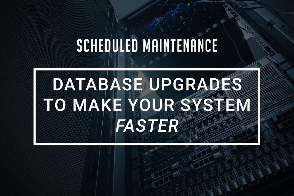 Database Upgrades Coming