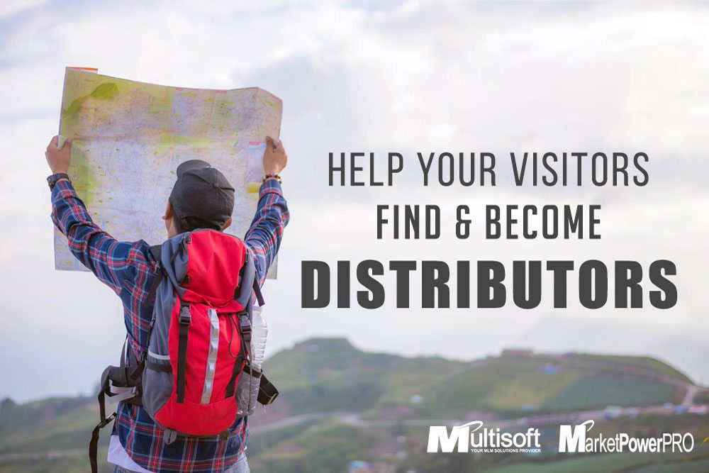 Help Your Visitors Find & Become Distributors