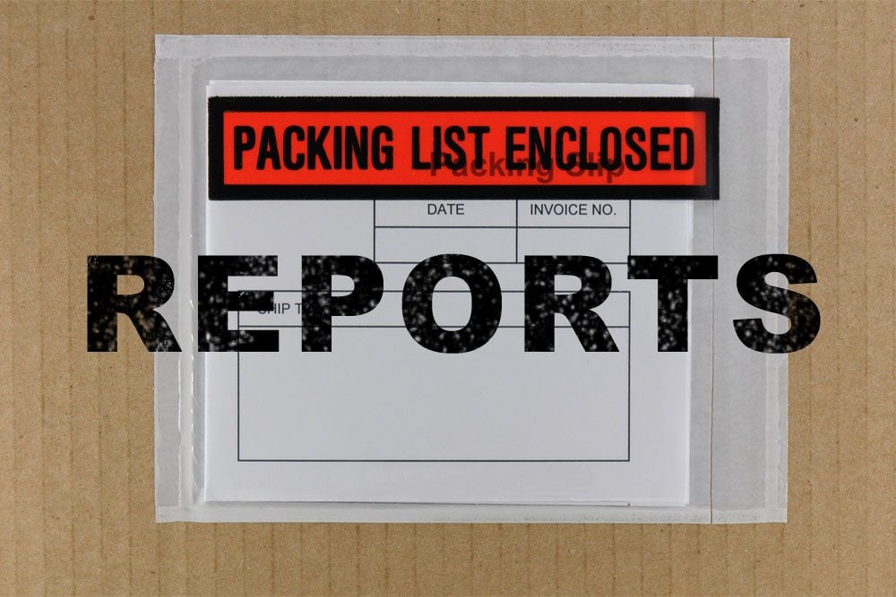 Packing Slip Reports Available!