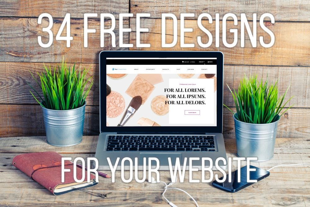 34 Free Website Templates For Your MarketPowerPRO Website