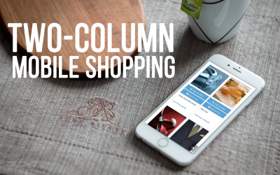 Two-Column Mobile Shopping View
